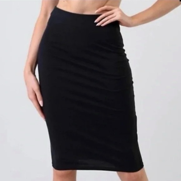 Leith black pencil skirt - Picture 3 of 4